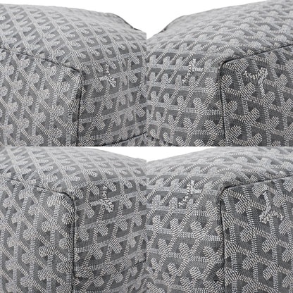 Goyard Saint Louis PM Tote Bag Coated Canvas Gray Silver-Tone Hardware Pre-Owned - Vintage La Charme