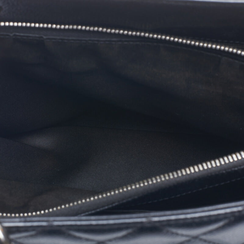 CHANEL GST Chain Tote Shoulder Bag, Caviskin, Black, Silver-Tone Hardware, Pre-Owned - Vintage La Charme