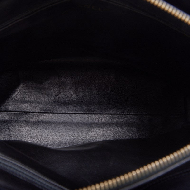 CHANEL Shoulder Bag, Coco Mark, Double Chain, Straw and Lambskin, Beige, Gold-Tone Hardware, Pre-Owned - Vintage La Charme