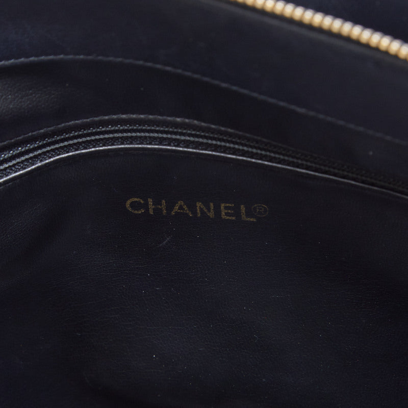 CHANEL Shoulder Bag, Coco Mark, Double Chain, Straw and Lambskin, Beige, Gold-Tone Hardware, Pre-Owned - Vintage La Charme