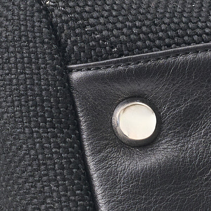 Chanel Shoulder Bag, V Stitch, Coco Charm, Canvas, Black, Silver-Tone Hardware, Pre-Owned - Vintage La Charme