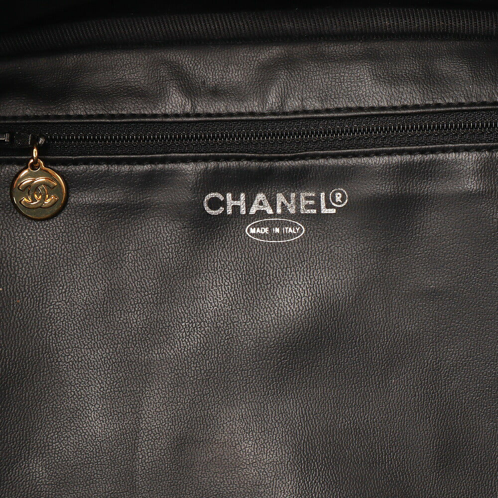 CHANEL Coco Mark Vanity 2WAY Handbag Caviar Skin Black Gold-Tone Hardware Pre-Owned - Vintage La Charme