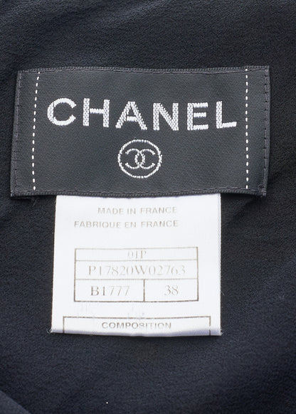 CHANEL One Piece Top, Ruffle, Silk, Bordeaux, Gold-Tone Hardware, Pre-Owned - Vintage La Charme