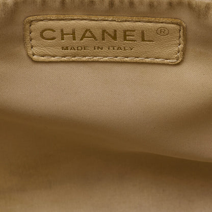 CHANEL Shoulder Tote Bag Matelasse Caviar Skin Beige Silver-Tone Hardware Pre-Owned - Vintage La Charme