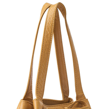 CHANEL Shoulder Tote Bag Caviar Skin Beige Wood Gold-Tone Hardware Pre-Owned - Vintage La Charme