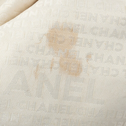 CHANEL Shoulder Tote Bag Braided Chain Leather Ivory Silver-Tone Hardware Pre-Owned - Vintage La Charme