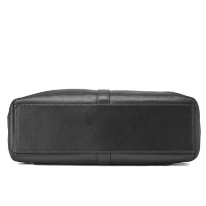 CHANEL Shoulder Tote Bag Lambskin Black Bicolore Silver-Tone Hardware Pre-Owned - Vintage La Charme