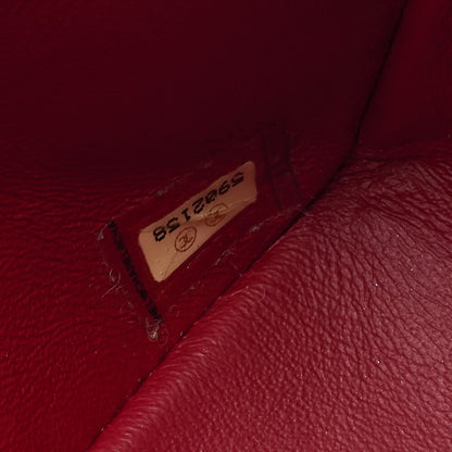 CHANEL Shoulder Bag Matelasse Lambskin Red Gold-Tone Hardware Pre-Owned - Vintage La Charme