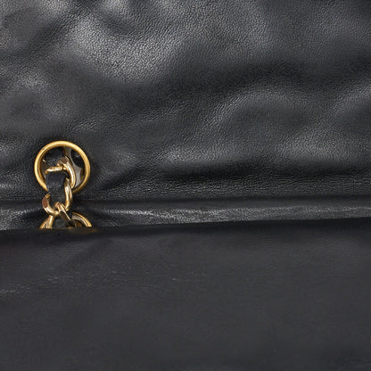 Chanel Shoulder Bag Matelasse Lambskin Black Gold-Tone Hardware Pre-Owned - Vintage La Charme