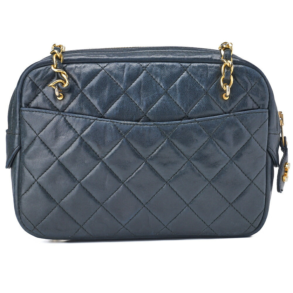 CHANEL Shoulder Tote Bag Matelasse Lambskin Black Gold-Tone Hardware Pre-Owned - Vintage La Charme