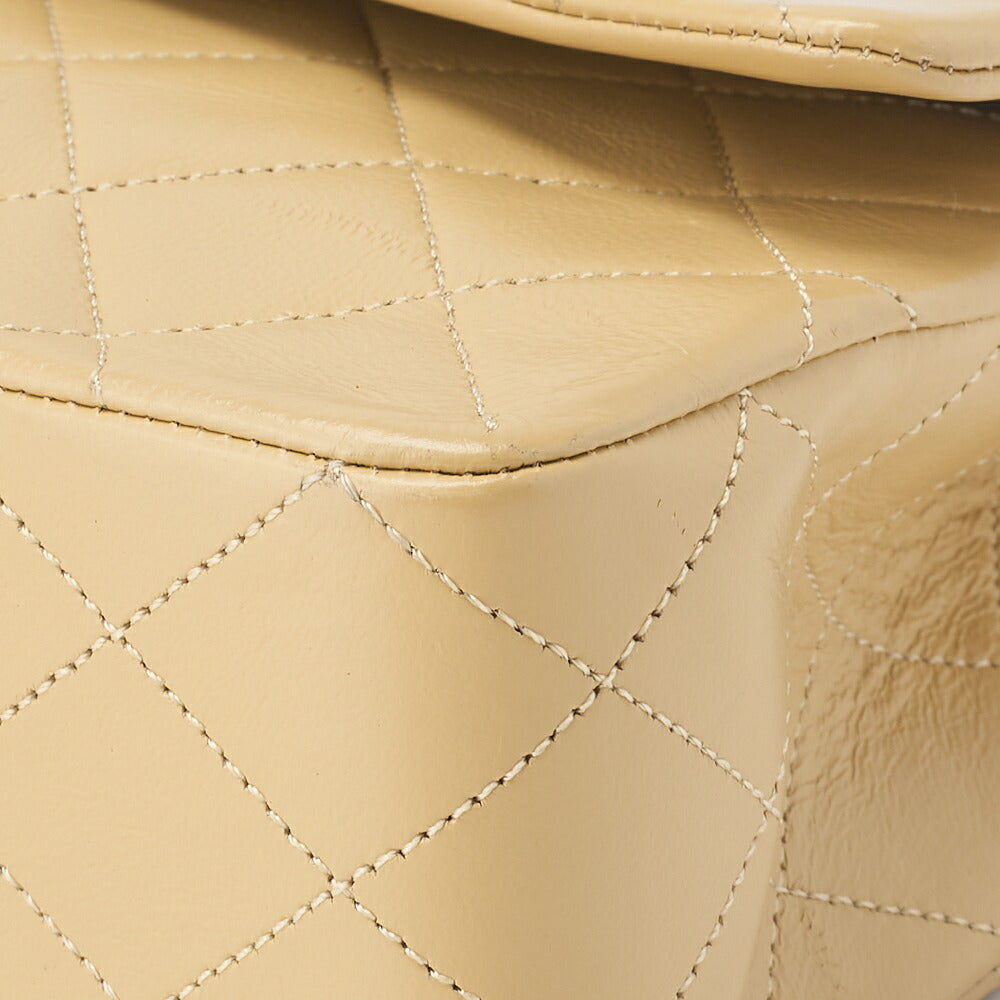 CHANEL Shoulder Bag Tote Bag Matelasse Double Flap Lambskin Beige Gold-Tone Hardware Pre-Owned - Vintage La Charme