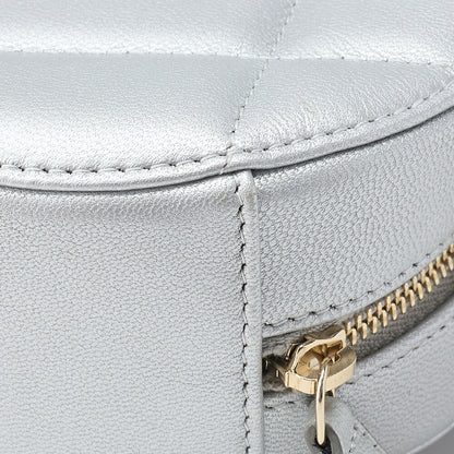 CHANEL Shoulder Bag Tote Bag 19 Matelasse Chain Shoulder Lambskin Silver Gold-Tone Hardware Pre-Owned - Vintage La Charme