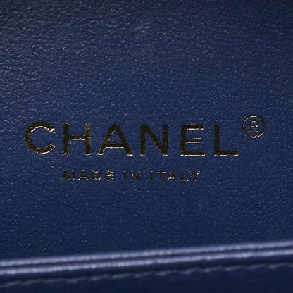 CHANEL Shoulder Tote Bag Coco Mark CC Filigree 2WAY Python Tweed Navy Gold-Tone Hardware Pre-Owned - Vintage La Charme