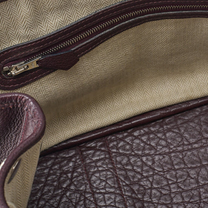 HERMES Garden Party TPM Tote Bag Negonda Prune Silver-Tone Hardware Pre-Owned - Vintage La Charme