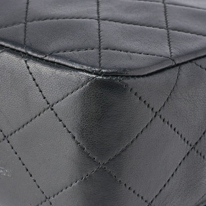 CHANEL Shoulder Bag Matelasse Lambskin Black Gold-Tone Hardware Pre-Owned - Vintage La Charme