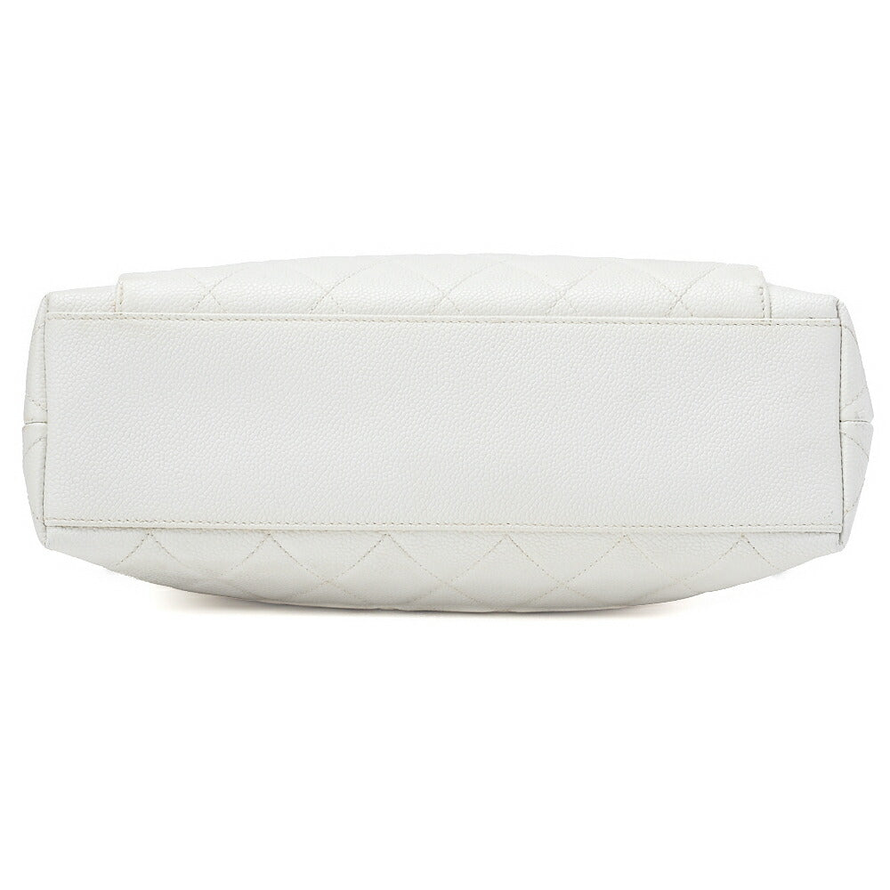 CHANEL Shoulder Tote Bag Matelasse Caviar Skin Silver-Tone Hardware Pre-Owned - Vintage La Charme