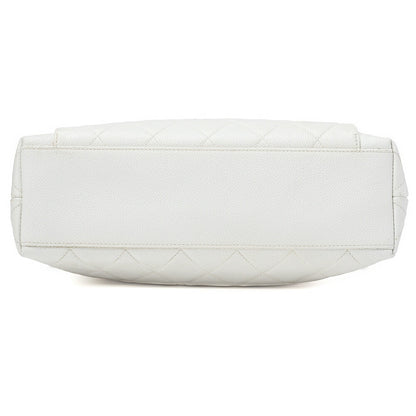 CHANEL Shoulder Tote Bag Matelasse Caviar Skin Silver-Tone Hardware Pre-Owned - Vintage La Charme