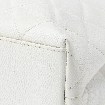 CHANEL Shoulder Tote Bag Matelasse Caviar Skin Silver-Tone Hardware Pre-Owned - Vintage La Charme