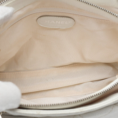 CHANEL Shoulder Tote Bag Matelasse Caviar Skin Silver-Tone Hardware Pre-Owned - Vintage La Charme