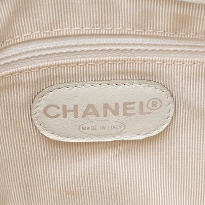 CHANEL Shoulder Tote Bag Matelasse Caviar Skin Silver-Tone Hardware Pre-Owned - Vintage La Charme