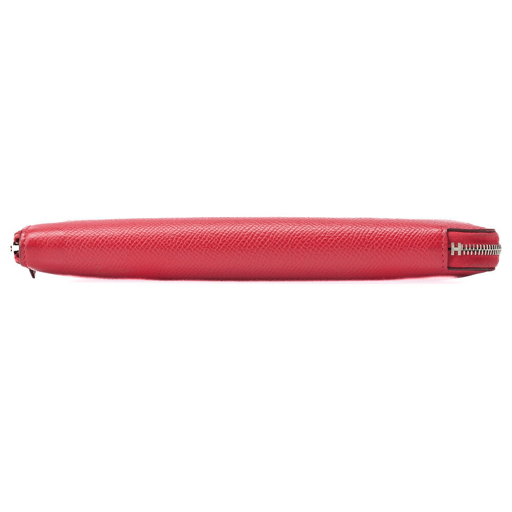 HERMES Azap Long Round Wallet, Epson, Rose Jaipur, Silver-Tone Hardware, Pre-Owned - Vintage La Charme