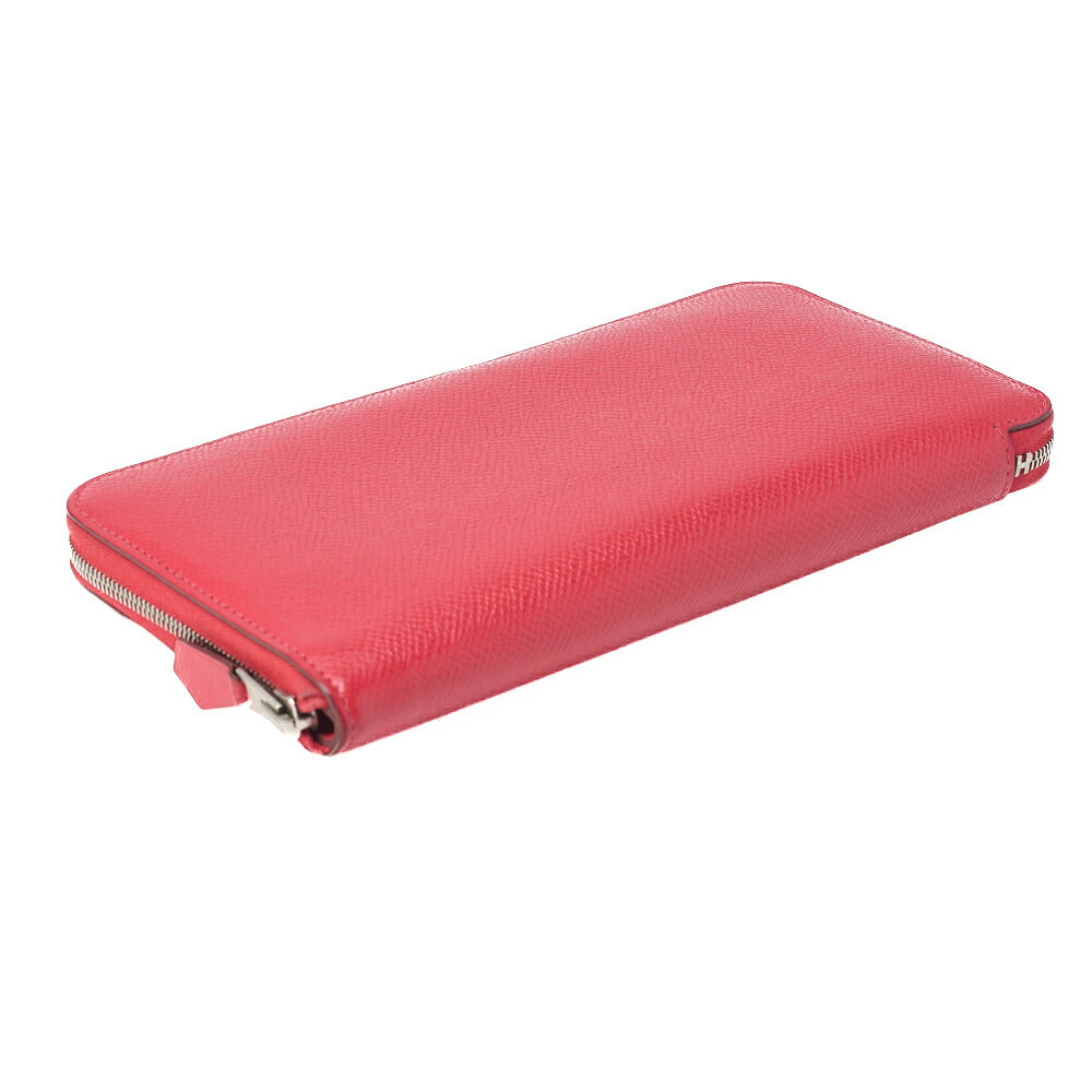 HERMES Azap Long Round Wallet, Epson, Rose Jaipur, Silver-Tone Hardware, Pre-Owned - Vintage La Charme
