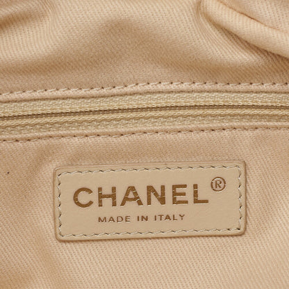CHANEL Shoulder Bag Matelasse Chain Shoulder Sparkle Leather Ivory Gold-Tone Hardware Pre-Owned - Vintage La Charme