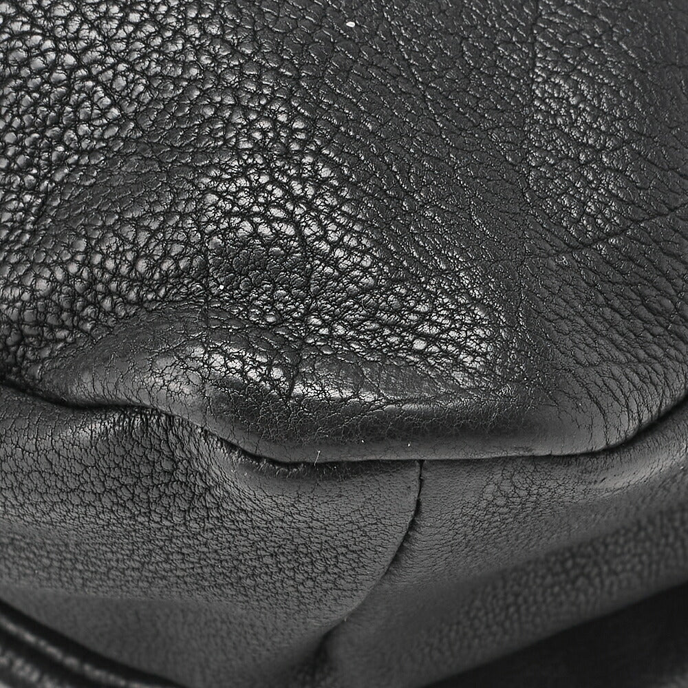 CHANEL Shoulder Bag, Chain Shoulder, Matelasse, Caviar Skin, Black, Silver-Tone Hardware, Pre-Owned - Vintage La Charme