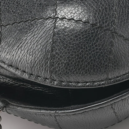 CHANEL Shoulder Bag, Chain Shoulder, Matelasse, Caviar Skin, Black, Gold-Tone Hardware, Pre-Owned - Vintage La Charme
