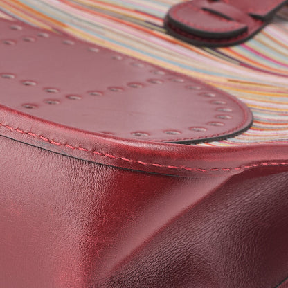 HERMES Evelyn PM Shoulder Bag Vibrato Multicolor, Canvas, Multicolor, Silver-Tone Hardware, Pre-Owned - Vintage La Charme