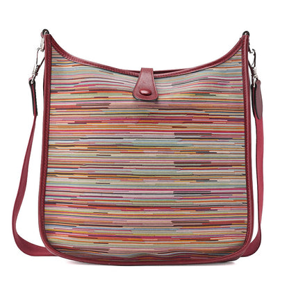 HERMES Evelyn PM Shoulder Bag Vibrato Multicolor, Canvas, Multicolor, Silver-Tone Hardware, Pre-Owned - Vintage La Charme