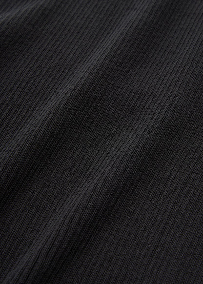 CHANEL T-Shirt, Coco Mark Knit Lace, Cotton Nylon Blend, Black, Silver-Tone Hardware, Pre-Owned - Vintage La Charme