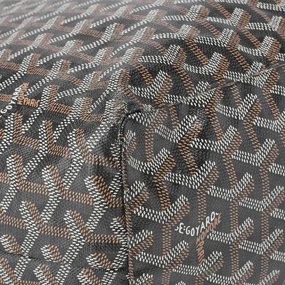 Goyard Saint Louis GM Tote Bag, Coated Canvas, Black, Silver-Tone Hardware, Pre-Owned - Vintage La Charme