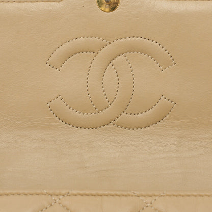 CHANEL Shoulder Bag, Matelasse, Coco Push Lock, Lambskin, Beige, Gold-Tone Hardware, Pre-Owned - Vintage La Charme