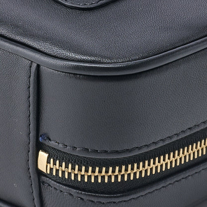 CHANEL Shoulder Bag, Matelasse, Round Zipper, Lambskin, Black, Gold-Tone Hardware, Pre-Owned - Vintage La Charme