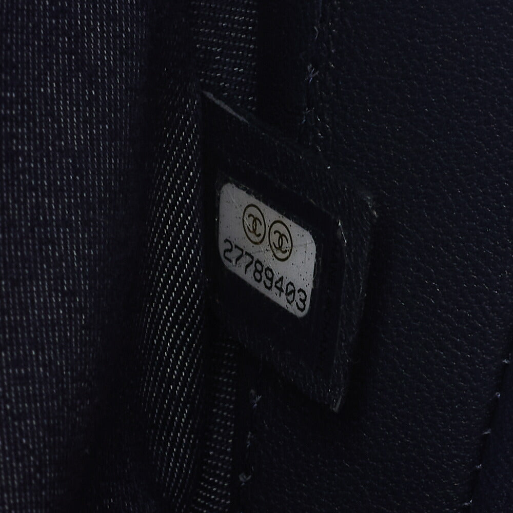 CHANEL Shoulder Bag, Matelasse, Round Zipper, Lambskin, Black, Gold-Tone Hardware, Pre-Owned - Vintage La Charme