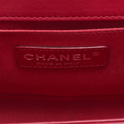 CHANEL Boy Chanel Matelasse Chain Shoulder Lambskin Black Gold-Tone Hardware Pre-Owned - Vintage La Charme