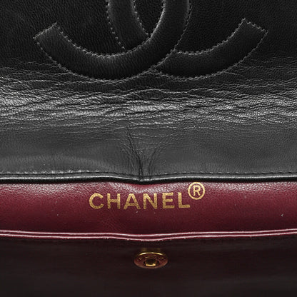 CHANEL Shoulder Bag, Matelasse Turn Lock Design, Lambskin, Black, Gold-Tone Hardware, Pre-Owned - Vintage La Charme