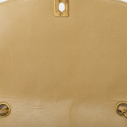 CHANEL Diana Flap Chain Shoulder Bag, Lambskin, Beige, Gold-Tone Hardware, Pre-Owned - Vintage La Charme