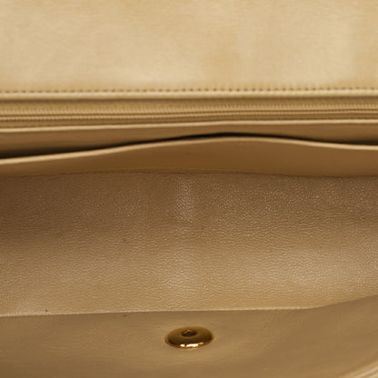 CHANEL Diana Flap Chain Shoulder Bag, Lambskin, Beige, Gold-Tone Hardware, Pre-Owned - Vintage La Charme