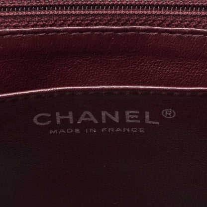 CHANEL Shoulder Bag, Deca Matelasse 30 Turn Lock Chain, Lambskin, Black, Silver-Tone Hardware, Pre-Owned - Vintage La Charme
