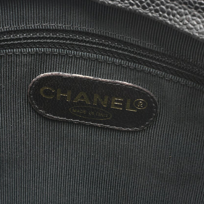 CHANEL Shoulder Bag, Triple Coco Double Chain, Caviar Skin, Black, Gold-Tone Hardware, Pre-Owned - Vintage La Charme