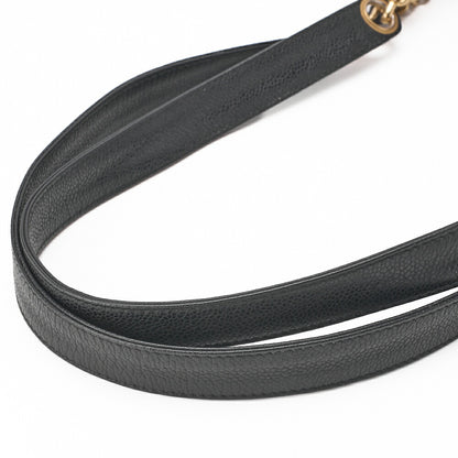 CHANEL Shoulder Bag, Triple Coco Double Chain, Caviar Skin, Black, Gold-Tone Hardware, Pre-Owned - Vintage La Charme