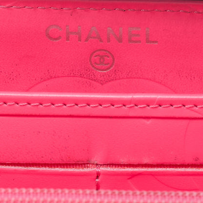 CHANEL Long Wallet, Matelasse, Calfskin, Black, Silver-Tone Hardware, Pre-Owned - Vintage La Charme