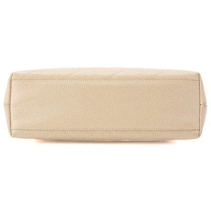 CHANEL Handbag, Matelasse Coco Mark Wood Pattern, Caviar Skin, Beige, Gold-Tone Hardware, Pre-Owned - Vintage La Charme