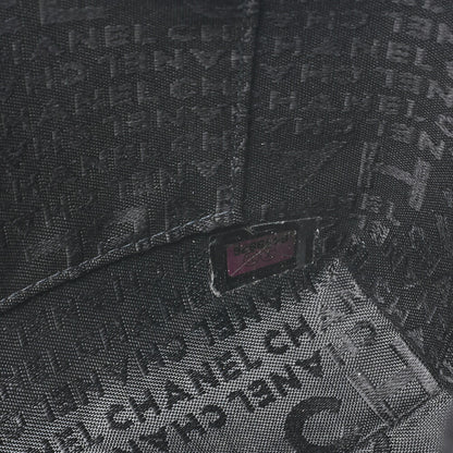 CHANEL Shoulder Bag Chocolate Bar Coco Mark Lambskin Black Gold-Tone Hardware Pre-Owned - Vintage La Charme
