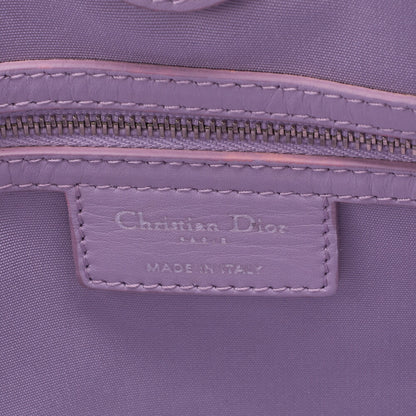 Dior Tote Bag, Lady Dior Panarea Cannage, Coated Canvas, Purple, Silver-Tone Hardware, Pre-Owned - Vintage La Charme