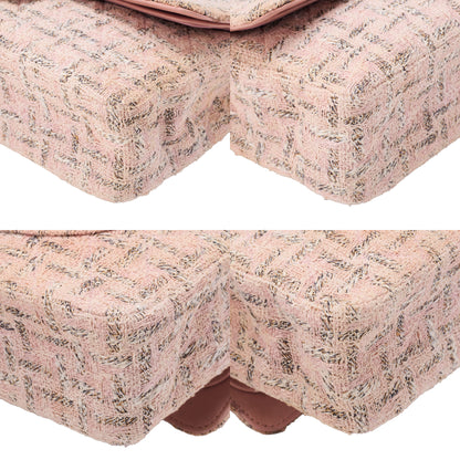 CHANEL Shoulder Bag, Matelasse Turn Lock, Jersey, Pink, Silver-Tone Hardware, Pre-Owned - Vintage La Charme