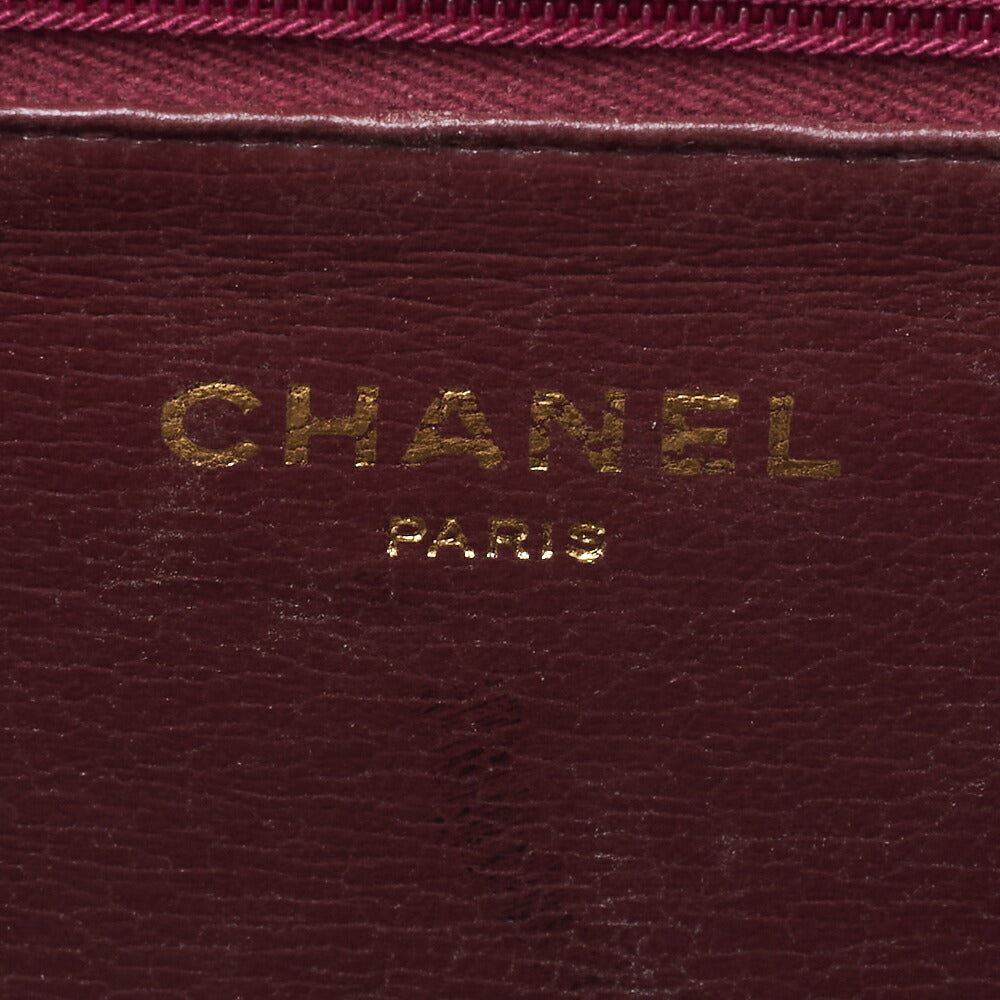 CHANEL Shoulder Bag, Matelasse, Push Lock, Lambskin, Black, Gold-Tone Hardware, Pre-Owned - Vintage La Charme