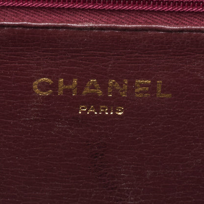 CHANEL Shoulder Bag, Matelasse, Push Lock, Lambskin, Black, Gold-Tone Hardware, Pre-Owned - Vintage La Charme